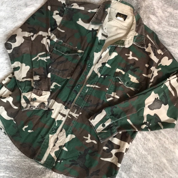 Camouflage Button Up - Picture 1 of 7
